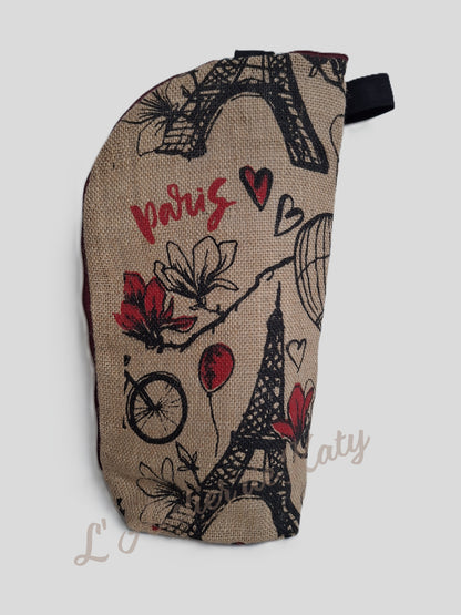 Porte-bouteille et sa panière Paris