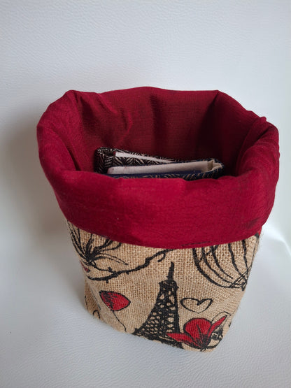 Porte-bouteille et sa panière Paris