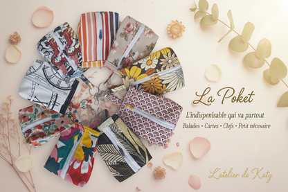 La Poket — Pochette zippée artisanale