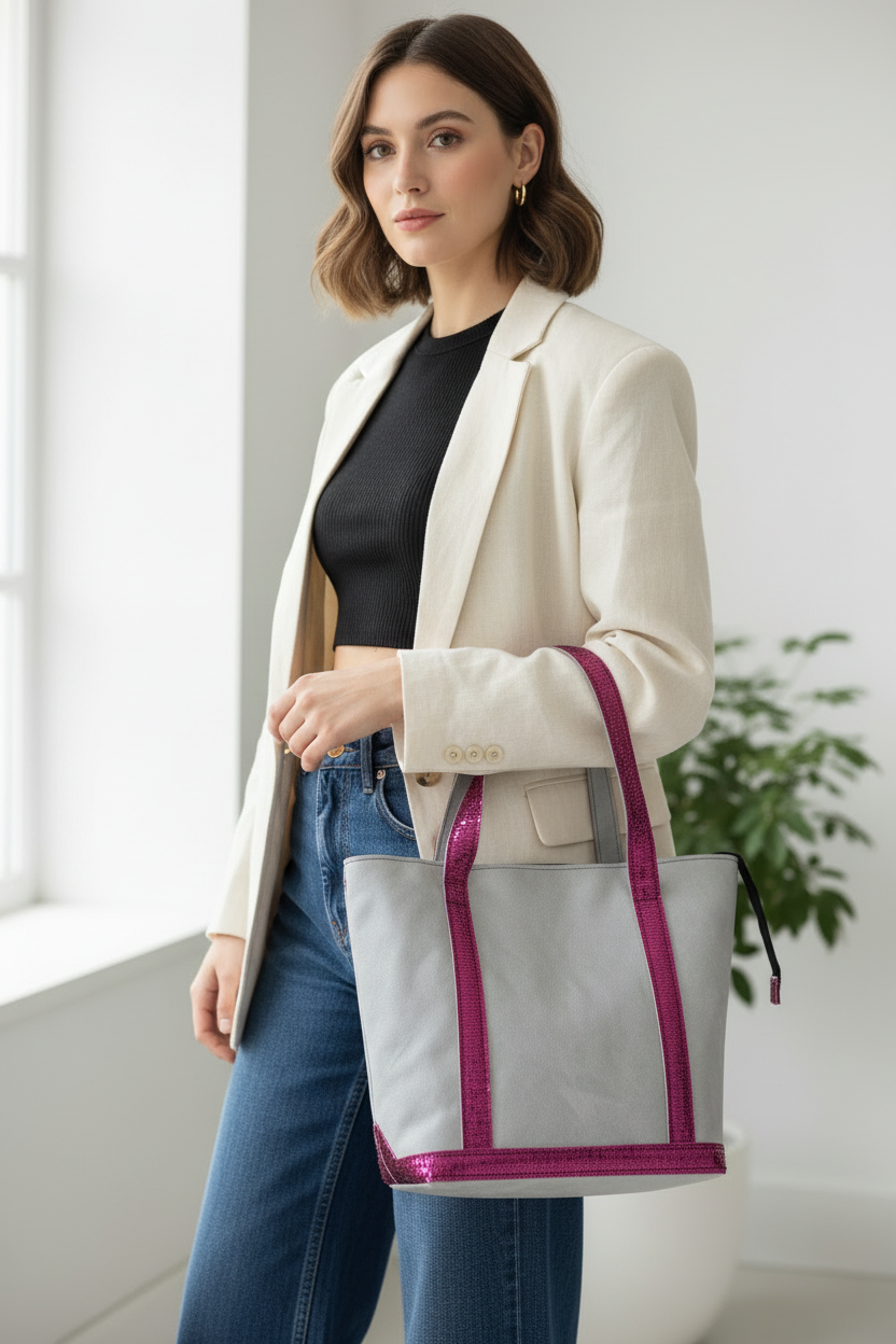 Sac Mélina Gris - femme moderne