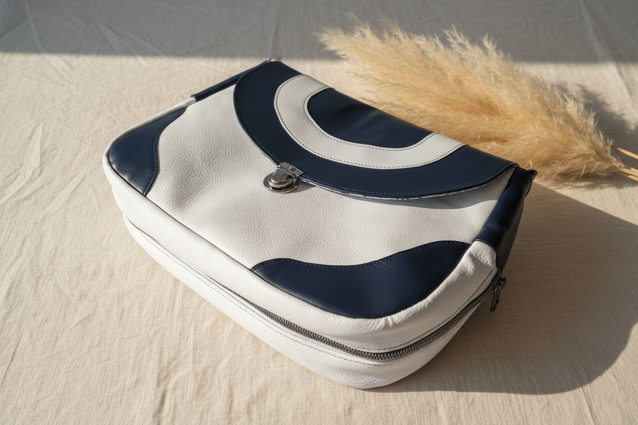 Sac Sadie - Orientation exacte sur table avec pampa